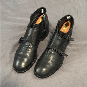Officine Creative Black Leather Boots
